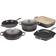 Le Creuset Oyster Signature Enameled Cookware Set with lid 7 Parts