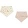 Wheat Eden Bib Set 2-pcs - Chalk Flowers