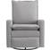 Oxford Baby & Kids Uptown Upholstered Swivel Glider & Recliner Nursery Chair