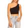 Susana Monaco Essential One Shoulder Crop Top