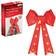 The Christmas Workshop Fabric Bow Décoration 10cm