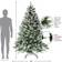 Northlight Flocked Angel Pine Artificial Christmas Tree 213.4cm