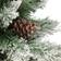 Northlight Flocked Angel Pine Artificial Christmas Tree 213.4cm