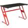 Flash Furniture 52"W Ergonomic PC Gaming Desk - Black/red, 1308x603x762mm