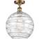 Innovations Lighting Deco Swirl Ceiling Flush Light 12"