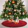 GlitzHome Large Round Thick Decoration Skirt Christmas Tree Ornament