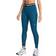 Nike Pro Mid-Rise Leggings Women - Valerian Blue/Black/White