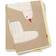 ferm LIVING Bird Quilted Filt Beige (110x80cm)