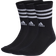 adidas 3-Stripes Cushioned Crew Socks 3-pack - Black/White