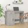 vidaXL 816788 Concrete Grey Writing Desk 49x100cm