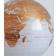 Mova White & Gold Globe 15.2cm