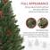 Homcom Pencil Artificial Christmas Tree 210cm