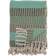 Bloomingville Isnel Coperta Verde, Multicolore, Blu, Grigio (160x130cm)