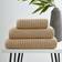 Dunelm Waffle Cotton Guest Towel Beige (90x50cm)