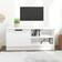 vidaXL 811478 White High Gloss TV-bord 80x36.5cm
