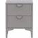 Venture Home Piring Light Gray Sängbord 40x45cm