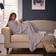 Silentnight Snugsie Teddy Fleece Blankets Grey, Pink, Silver (203x153cm)