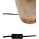Watt & Veke Sigrid White/Rust Lampstand 13.8"