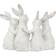 Creative Co-Op Bunny Rabbit Quartet Figurine 20.5cm