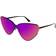 Balenciaga BB0191S Cat Eye Sunglasses - Couleur de Lentille Noir