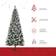 Homcom Artificial Xmas Pencil Christmas Tree 182.9cm