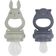 Konges Sløjd Fruit Feeding Pacifier Bunny 2 pack Onyx