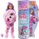 Mattel Barbie Cutie Reveal Fantasy Series Doll with Sloth Plush Costume & 10 Surprises