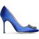 Manolo Blahnik Hangisi 105 Satin - Blue