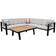 Armen Living Nofi Sectional Outdoor Lounge Set