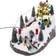 Kurt Adler Motion Led Christmas Skiing Village Decoration 28.2cm