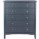 Como Midnight Blue Chest of Drawer 83x101cm