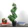 Northlight Potted Ivy Spiral Topiary Artificial Plant