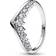 Pandora Timeless Wishbone Floating Pavé Ring - Silver/Transparent