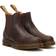 Dr. Martens 2976 Yellow Stitch Crazy Horse Leather Chelsea Boots - Dark Brown