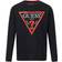 Guess Kid's Millo Triangle Logo T-shirt - Black