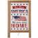 GlitzHome Wooden Patriotic Wall Decor 15x24"