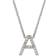 Effy Initial Chain Necklace - Silver/Diamond