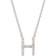 Effy Initial Chain Necklace - Silver/Diamond