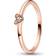 Pandora Radiant Heart Ring - Rose Gold/Transparent