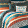 Lush Decor Bohemian Bedspread Orange, Turquoise (233.7x228.6cm)