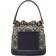 Tory Burch T Monogram Jacquard Bucket Bag - Tory Navy