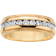 PalmBeach Wedding Band Ring - Gold/Transparent