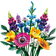 LEGO Icons Bouquet of Wild Flowers 10313