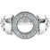 Caviar Spark Circle Ring - Silver/Diamond