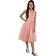 Chi Chi London Girl's Sleeveless Tulle Midi Dress - Pink