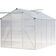 LivingAndHome Greenhouse 8x6ft Aluminum Polycarbonate