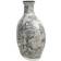 Geko Peony Grey/White Vase 32cm