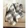 Saro Lifestyle Sevan Sherpa Blankets Grey (152.4x127cm)