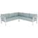 Brafab Weldon Loungeset, Bord inkl. 3 Soffor
