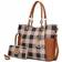 MKF Collection Mariely Checker Tote Bag